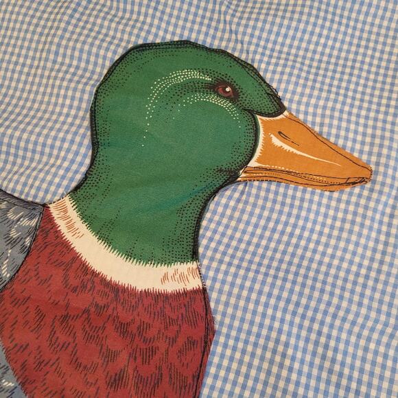 Duck Mallard Wall Hanging Handmade Adorable 33 x 34.5 - Picture 3 of 9